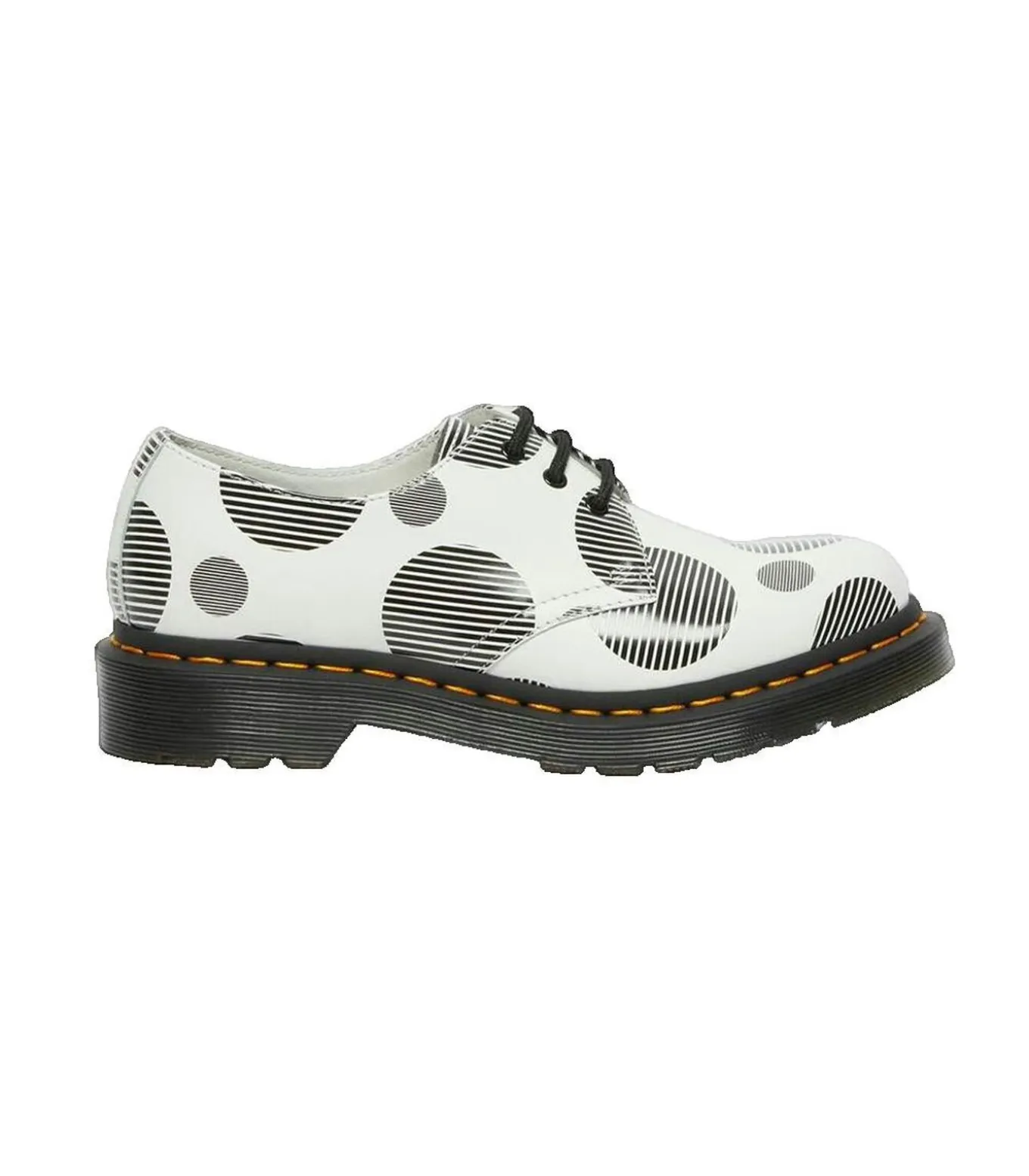 Derby schoenen Dr. Martens 1461 Polka Dot Smooth wit