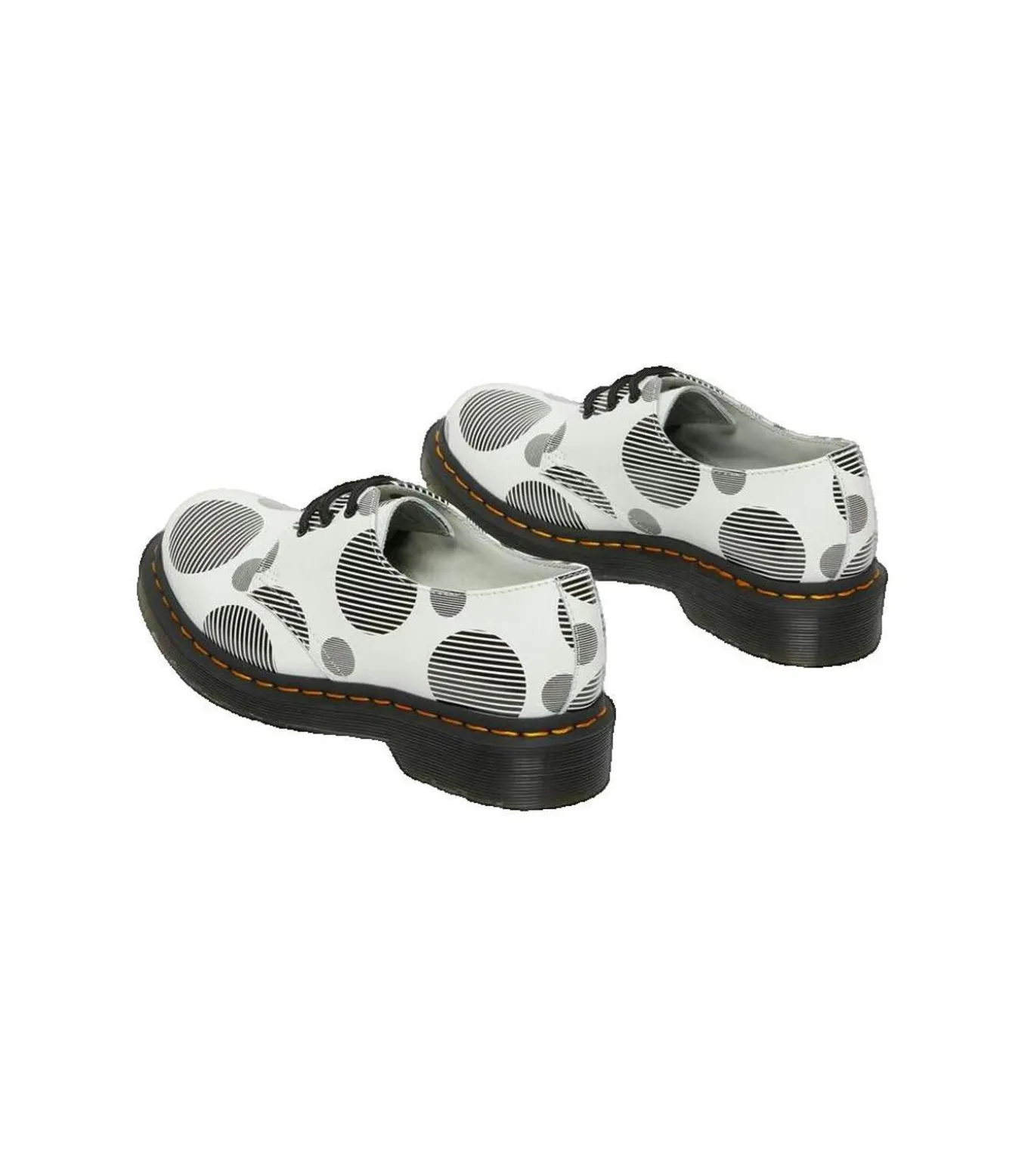 Derby schoenen Dr. Martens 1461 Polka Dot Smooth wit