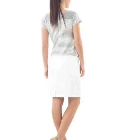 Donkerolijfgroene wikkeljurk met ruches – Viscosemix, 3/4 mouw