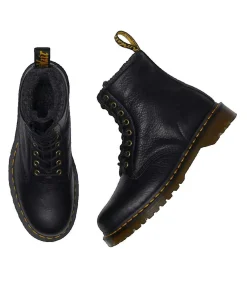 Dr. Martens 1460 veterlaarzen van zwart leer met synthetische voering