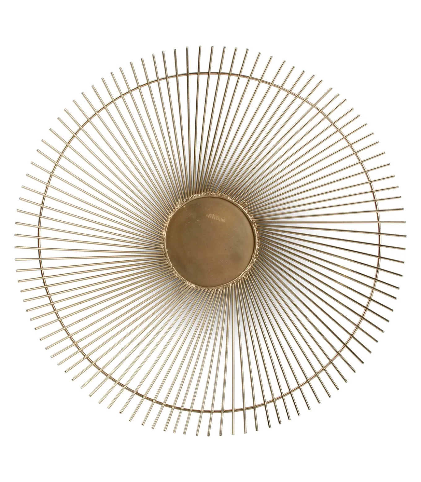 Draadmand 40xH5cm goud twisted Iris