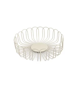 Draadmand 26,5xH7,5cm grijs Flores