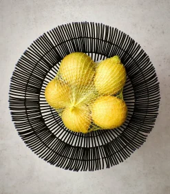 Draadmand 53xH5cm zwart twisted Iris