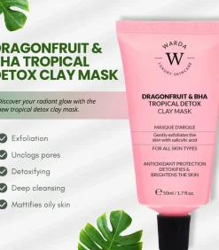 DRAGONFRUIT & BHA TROPISCH DETOX KLEIMASKER