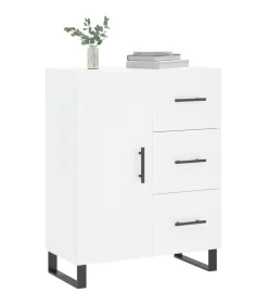 Dressoir 69,5x34x90 cm bewerkt hout wit