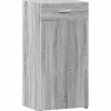 Dressoir 45x42,5x93 cm bewerkt hout grijs sonoma eikenkleurig