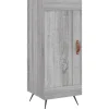 Dressoir 34,5x34x90 cm bewerkt hout grijs sonoma eikenkleurig