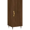 Dressoir 34,5x34x90 cm bewerkt hout bruin eikenkleur