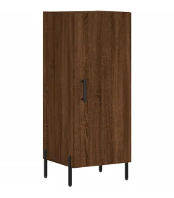 Dressoir 34,5x34x90 cm bewerkt hout bruin eikenkleur