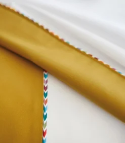 DUO Ocre - Laken Perkaal Katoen