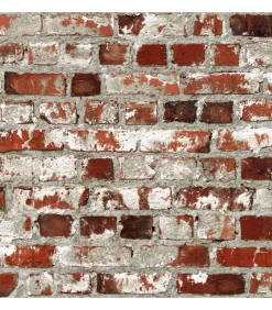 DUTCH WALLCOVERINGS Behang Brick rood