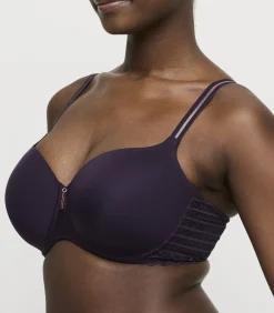 EAST END amethist voorgevormde bh - hartvorm