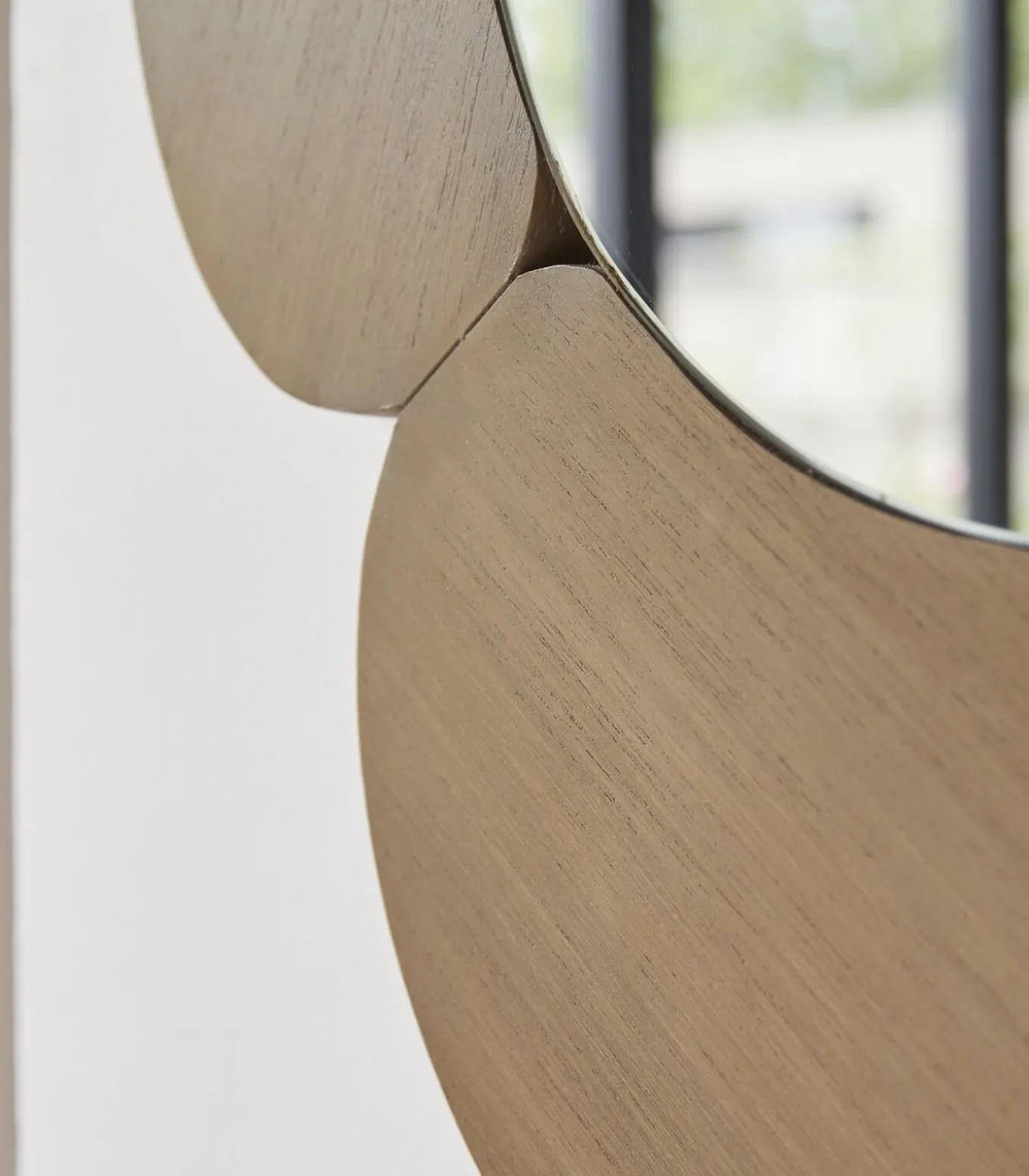 Eda - Ovale spiegel in licht mindihout 75 x 115 cm