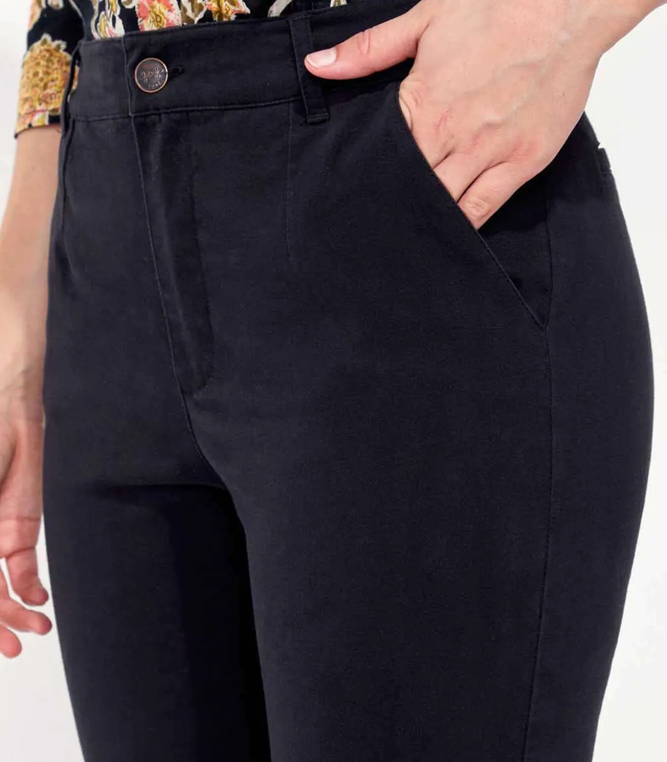 Effen chino broek MALDA