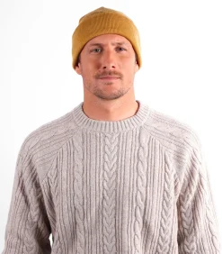 Effen muts met boord CRAIG