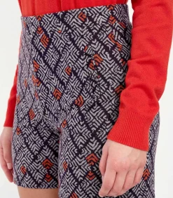 Elastische broek met print SACHIN