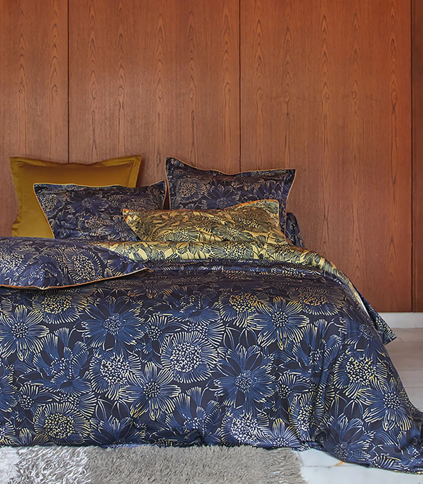 ELIXIR Indigo - Laken Satijn katoen