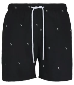 EMBROIDERED - Zwembroek - Zwart