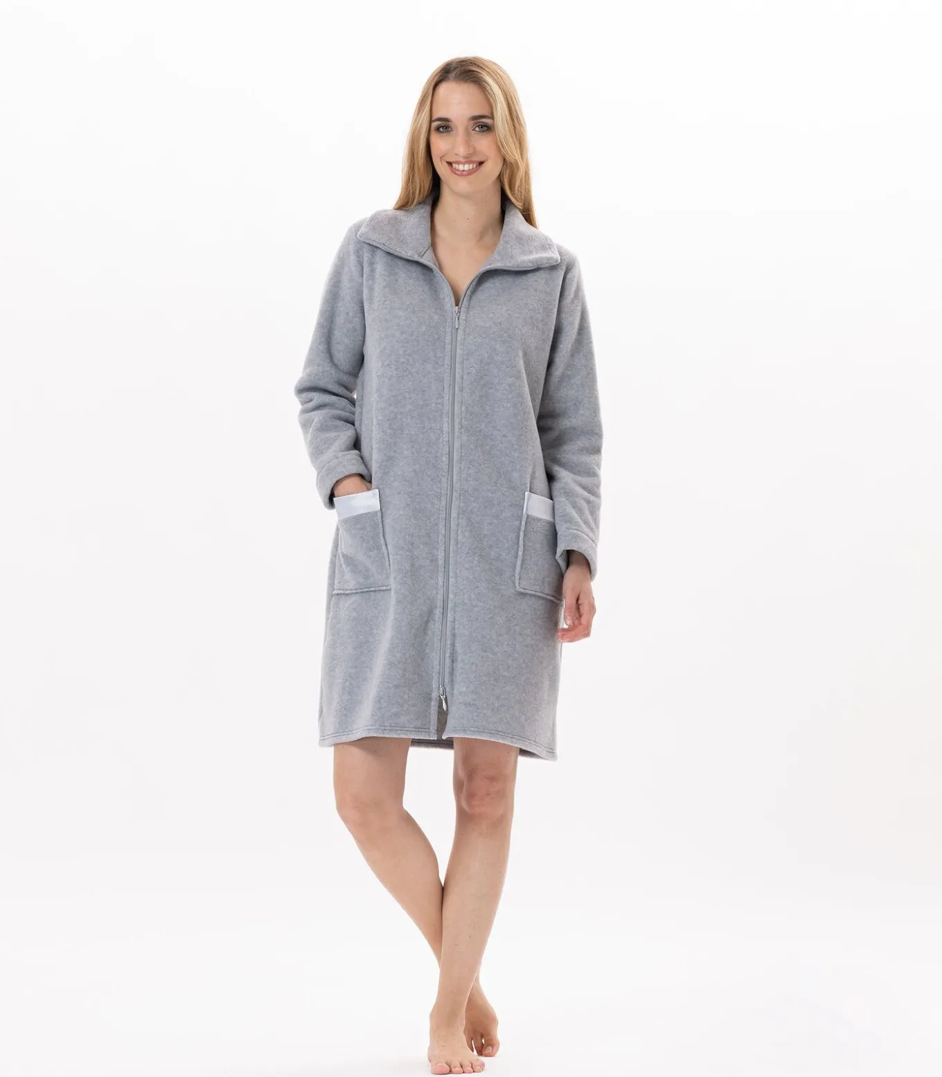 ESSENTIEL H54A fleece kamerjas met ritssluiting