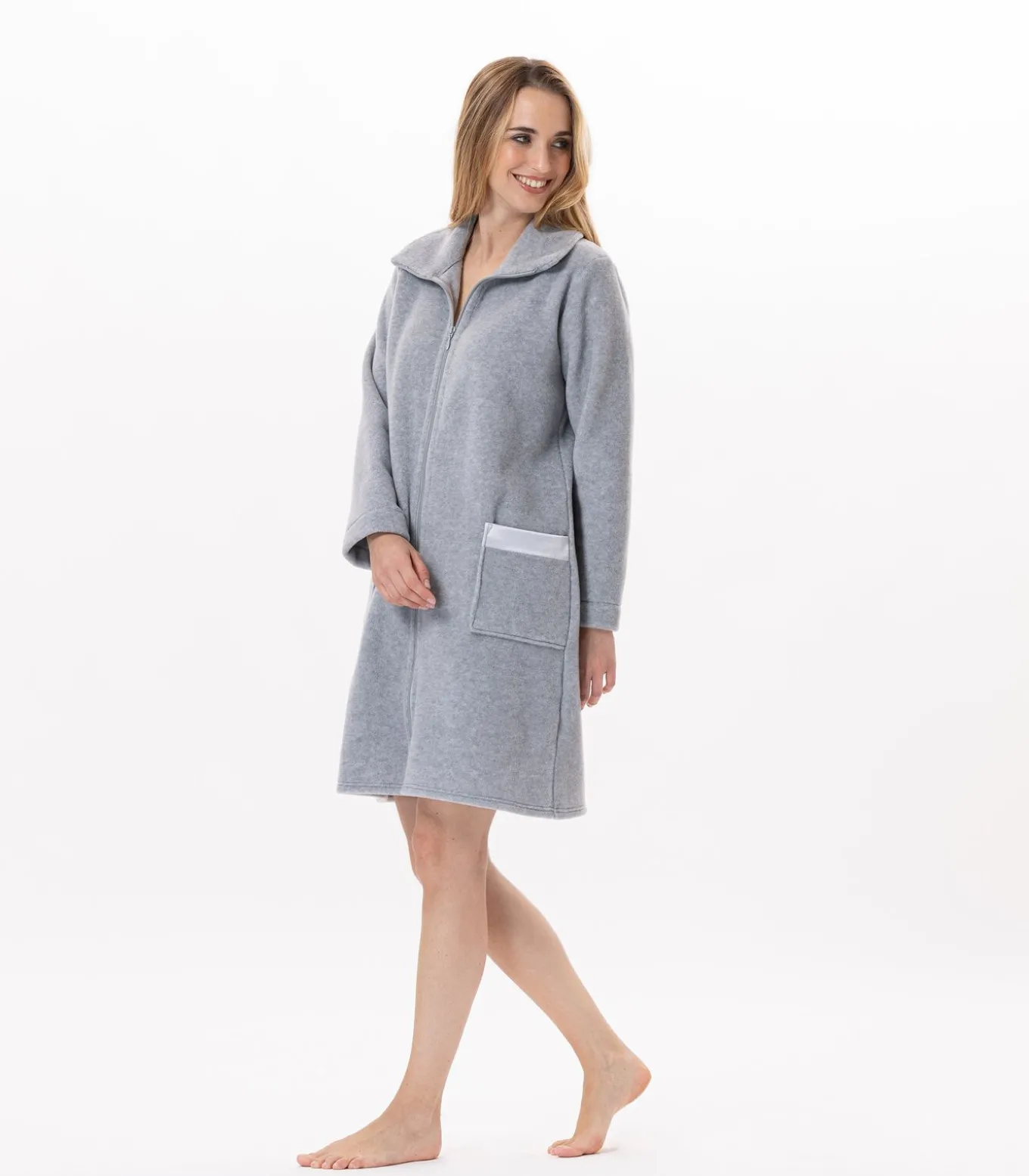 ESSENTIEL H54A fleece kamerjas met ritssluiting
