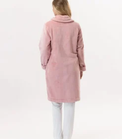 ESSENTIEL H56B molton pluche kamerjas met rits