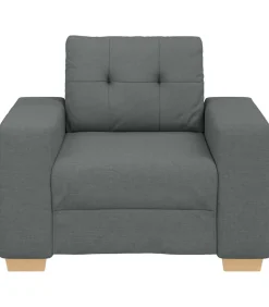 Fauteuil 60 cm stof donkergrijs
