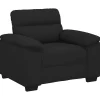 Fauteuil 60 cm stof zwart
