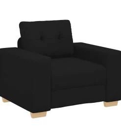 Fauteuil 60 cm stof zwart