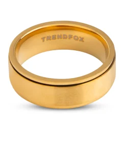 Fidget Ring - Spinner - Goud Kleurig - Staal