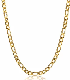 Figaro Ketting - 9mm - Goud Kleurig - Staal - 60cm