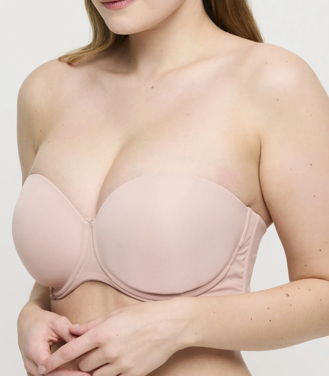 FIGURAS Powder Rose voorgevormde bh - strapless