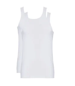 Fine Singlet Wit 2-Pack
