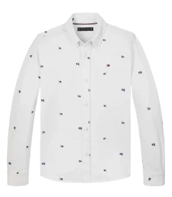 Flags Printed Pique Reg Shirt