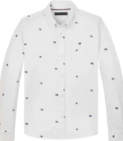 Flags Printed Pique Reg Shirt