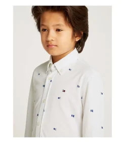 Flags Printed Pique Reg Shirt