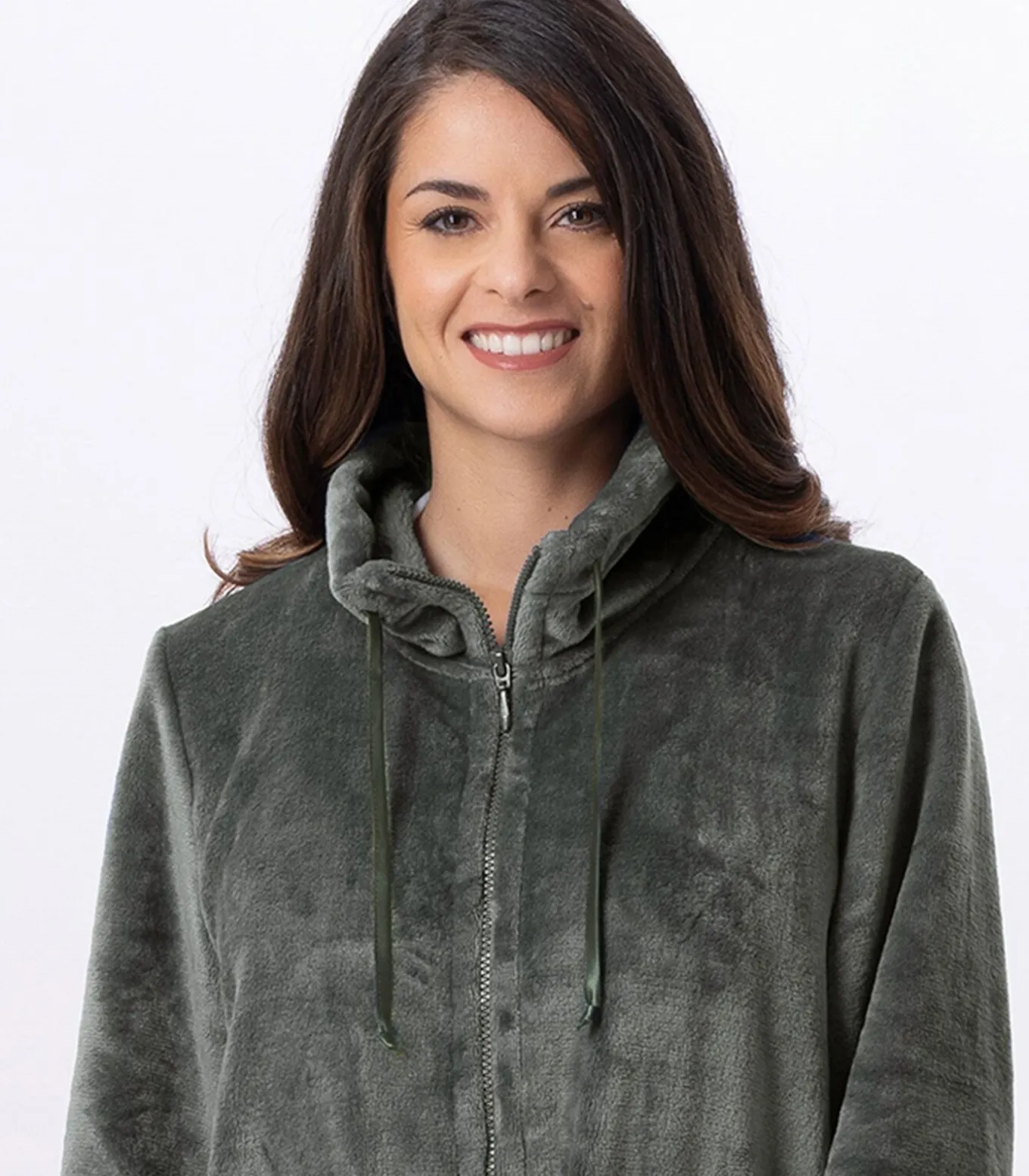 Flanellen jas met ritssluiting ESSENTIEL H53B