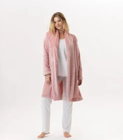 Flanellen pluche jas ESSENTIEL H55B