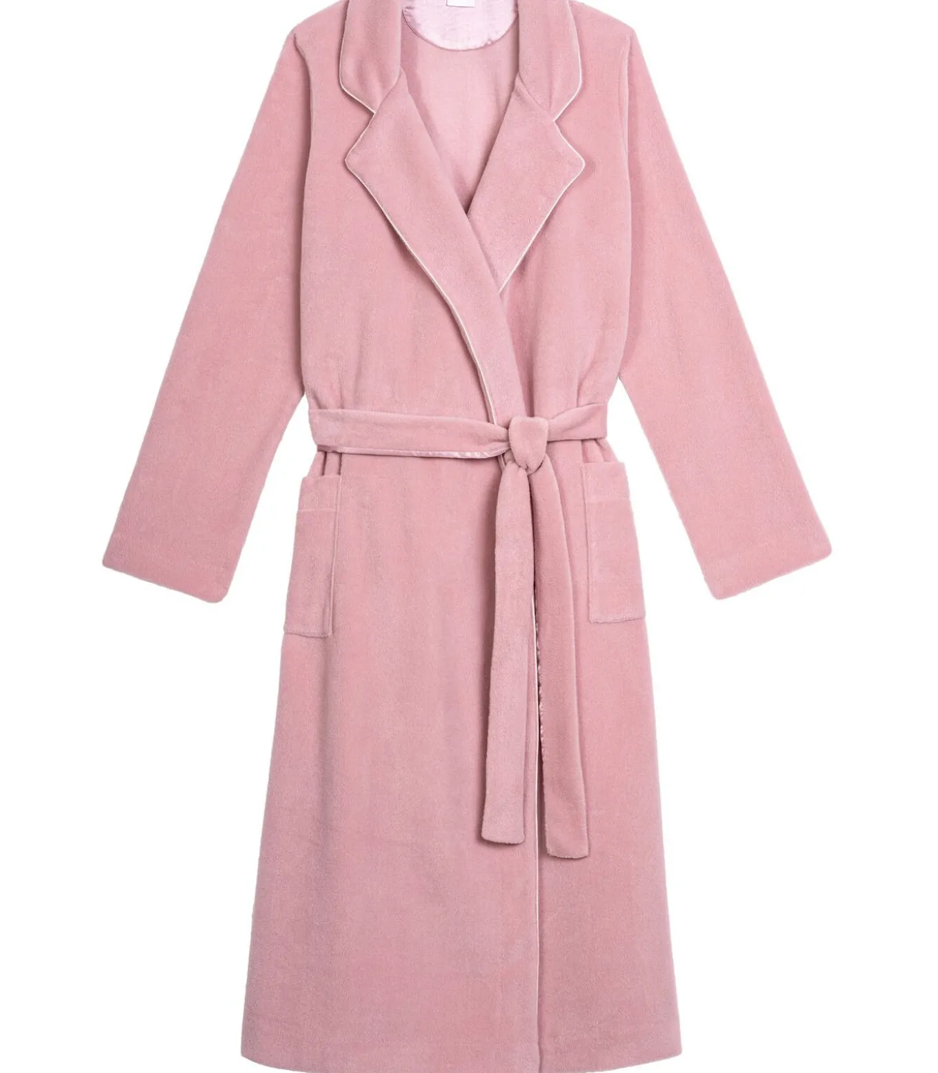 Fleece badjas met overslag ESSENTIEL H65A