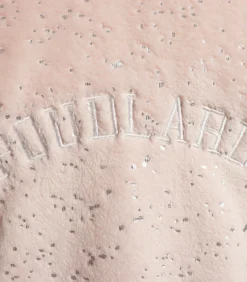 Fleecebadjas met kap, HEDWIGE