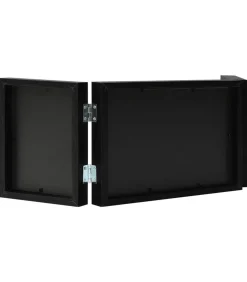 Fotolijst drieluik 28x18 cm+2x(13x18 cm) zwart