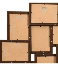 Fotolijst voor 10x(13x18 cm) foto MDF donkerbruin