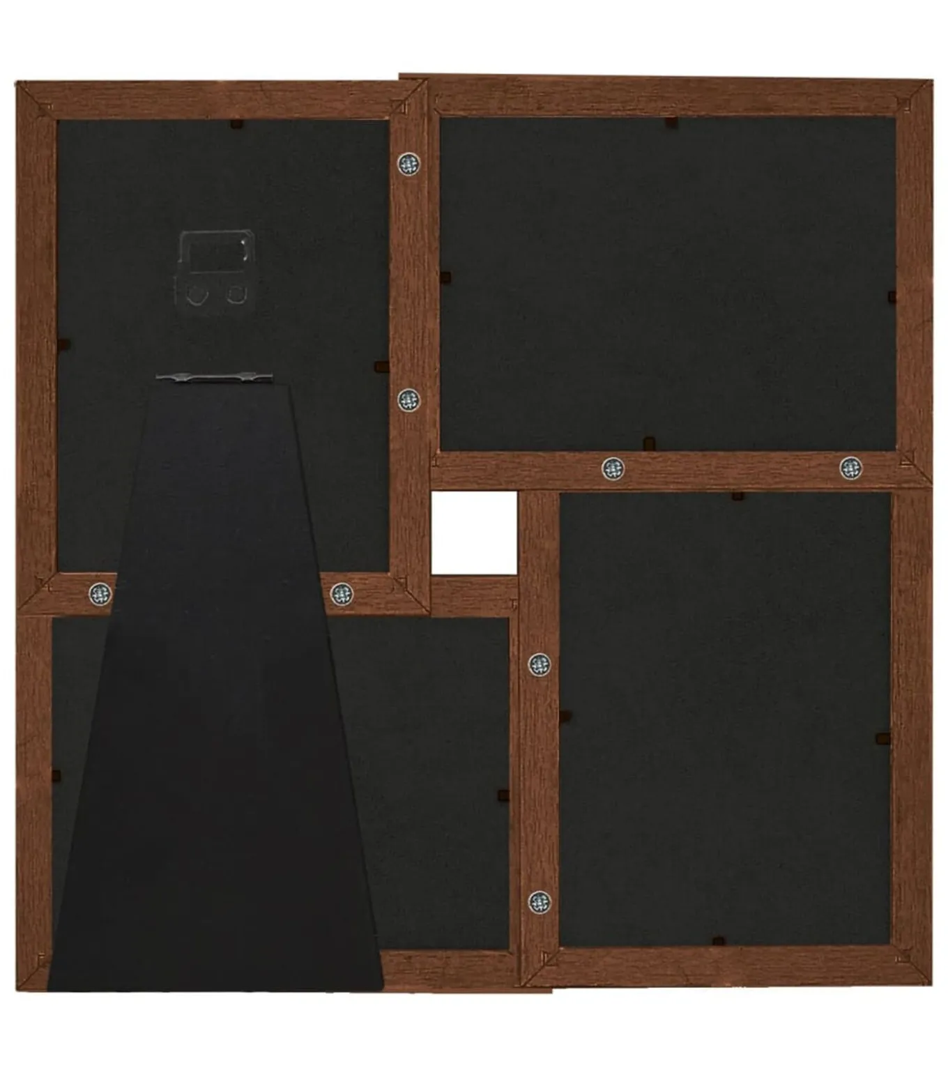 Fotolijst voor 4x(10x15 cm) foto MDF donkerbruin