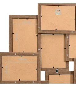 Fotolijst voor 10x(13x18 cm) foto MDF lichtbruin