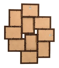 Fotolijst voor 10x(10x15 cm) foto MDF donkerbruin