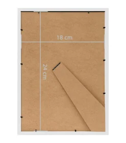 Fotolijsten 3 st voor tafel 18x24 cm MDF wit