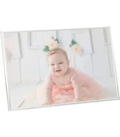 Fotolijsten 5 st voor wand of tafel 70x90 cm MDF zilverkleurig