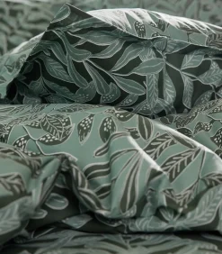 Gaïa - Bedlinnenset Dekbedovertrek + rechthoekige kussensloop in katoen