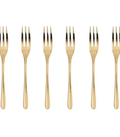 Gebaksvorkjes Taste Goud 6 Stuks