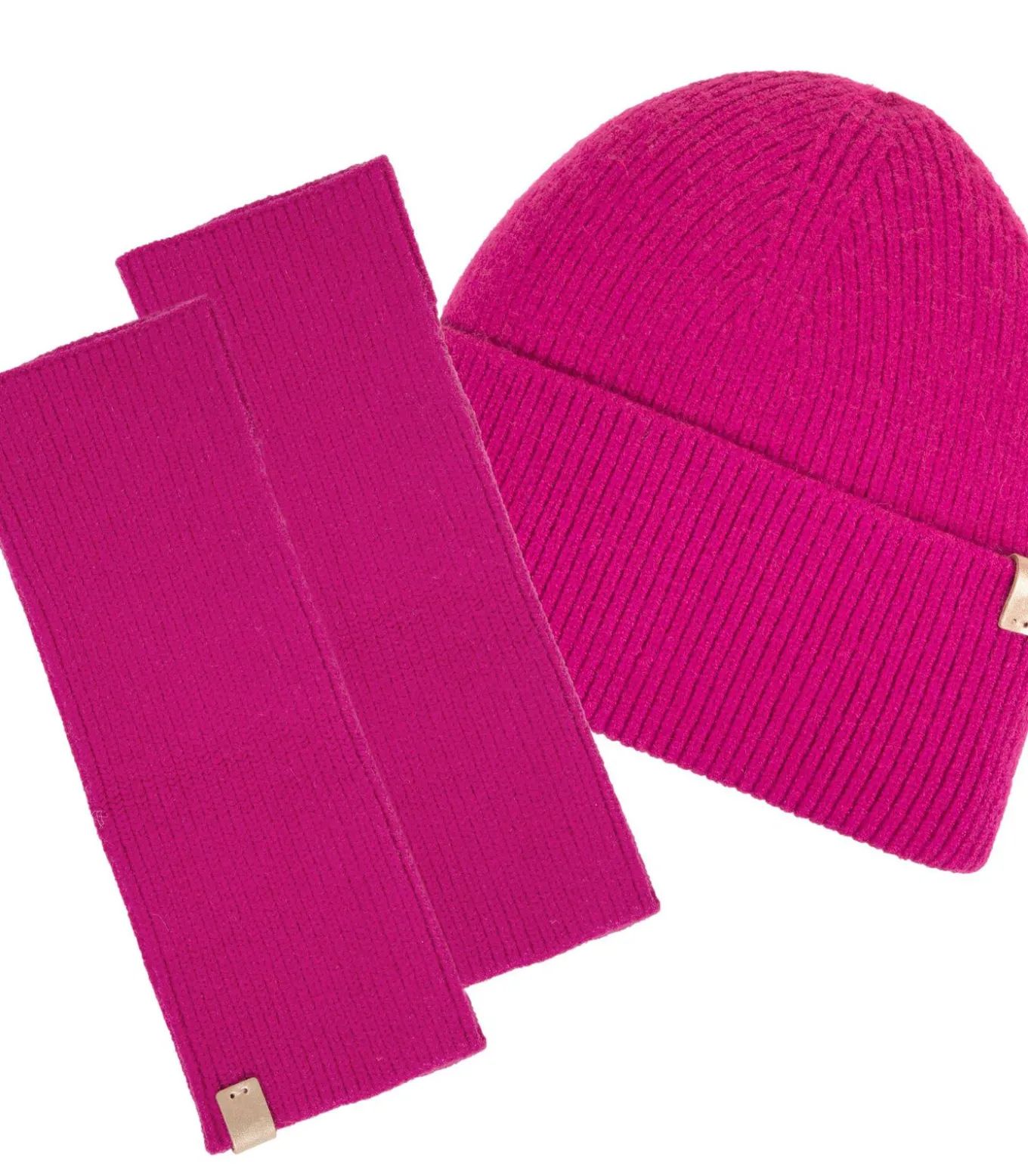 Gebreide dameswanten Soft Touch Fuchsia