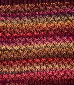 Gebreide multicolor coltrui